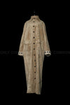 MUTEDANCE stand collar dyed textured jacket MD23FW57 bare color PM102
